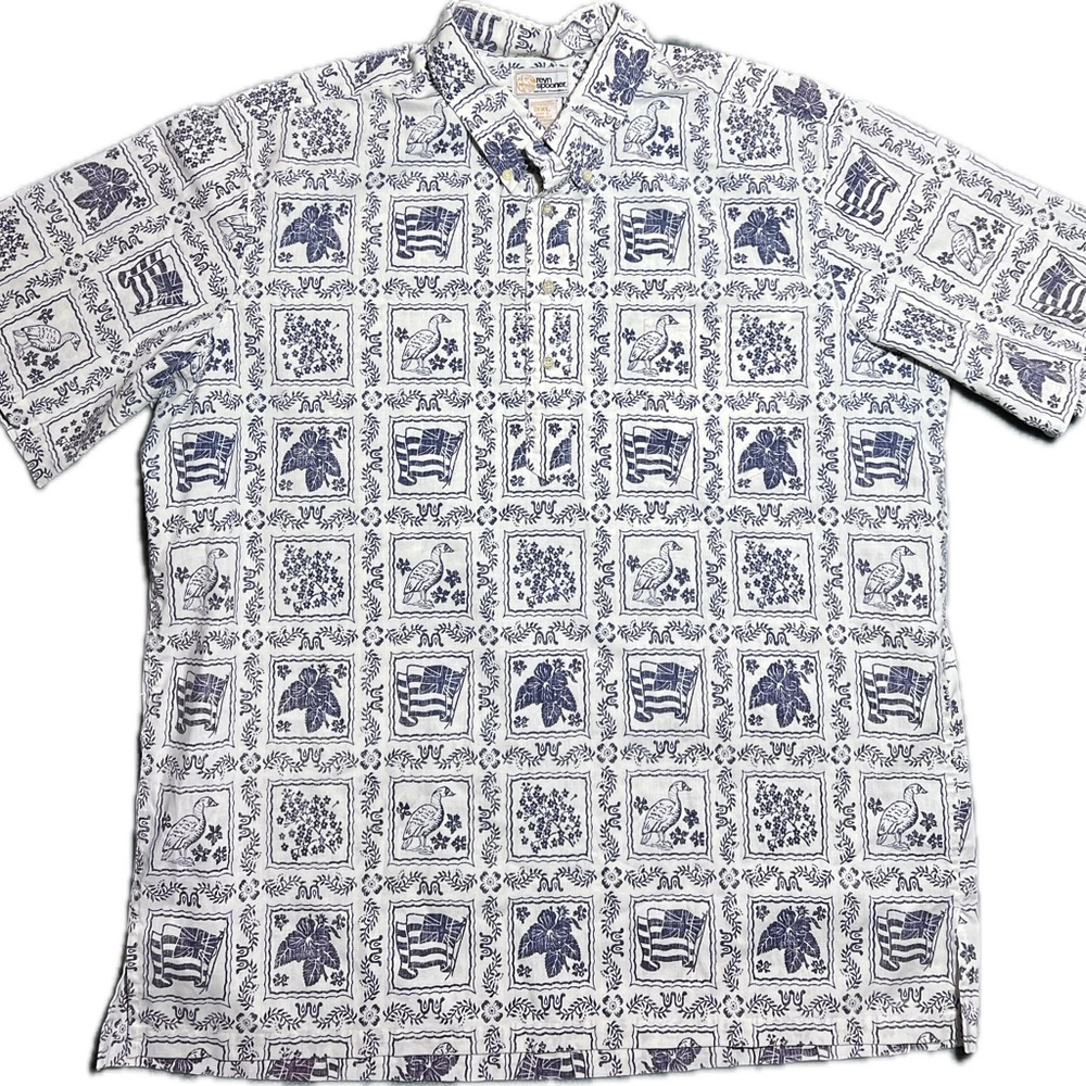 Reyn Spooner Lahaina Sailor Blue Violet
